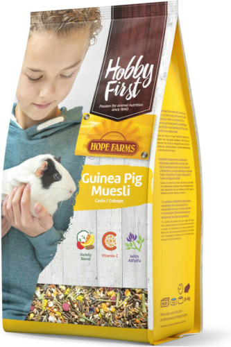 3x Hobby First Hope Farms Guinea Pig Muesli 2,5 kg