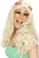 Smiffy's Hippie Pruik Dames - Verkleedpruiken