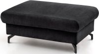 COTTA Hocker Komaris I elegante zwarte voet