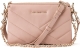 LANCASTER Paris Schoudertas Clutch S soft matelassé met goudkleurige details