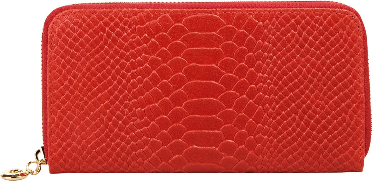Cluty Portemonnee echt leer, made in italy (1-delig)