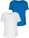 LTB Shirt met korte mouwen SEPEZEDP in set van 2 in een eenvoudig design met een afgeronde zoom - exclusief (2-delig)