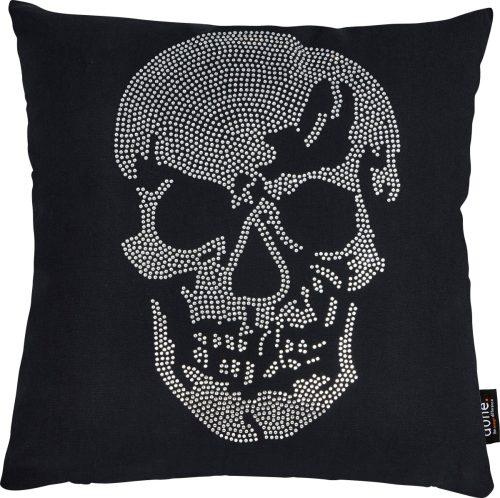 done. ® Sierkussen Stone Skull met doodskop-applicatie (1 stuk)