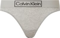 Calvin klein UNDERWEAR string met logo grijs