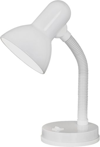 Eglo Tafellamp Basic wit/ ø12,5 x h30 cm / excl. 1x e27 (elk max. 40 w) / tuimelschakelaar - draaibaar - flexibele hals - bureaulamp - tafellamp - bureaulamp - lamp - kantoor - bureaulamp