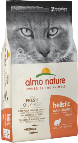 Almo Nature Holistic Kattenvoer Witvis&Rijst 12 kg