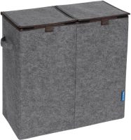Wenko Wasmand Vilt duo 2-delige indeling, van vilt, met grepen