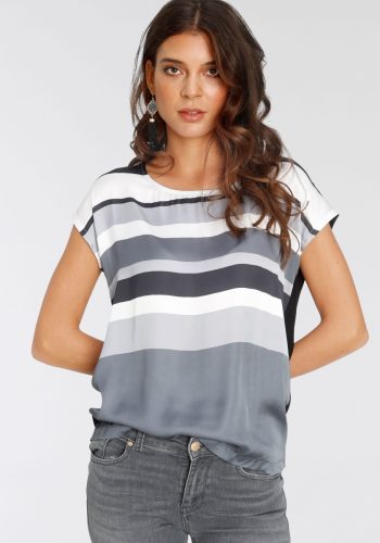 Laura Scott Shirt in modieus streepdesign - nieuwe kleuren
