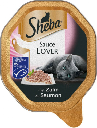 Sheba Sauce Lovers Zalm 85 gr