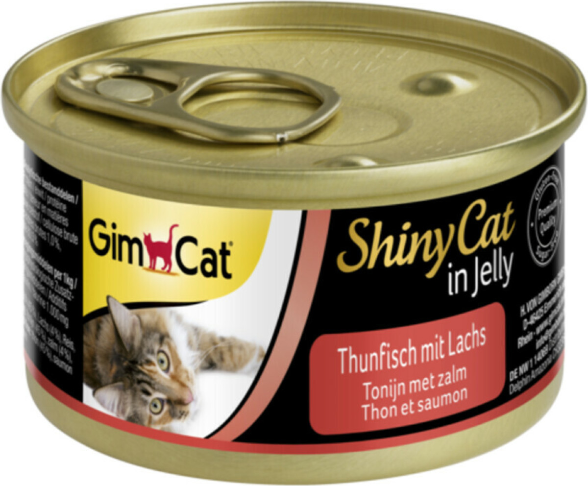 GimCat ShinyCat Jelly Tonijn&Zalm 70 gr