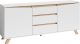 byLIVING Dressoir VALENTIN breedte 160 of 180 cm, in mat wit