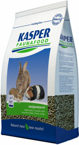 3x Kasper Faunafood Konijnenkorrel Hobby 4 kg