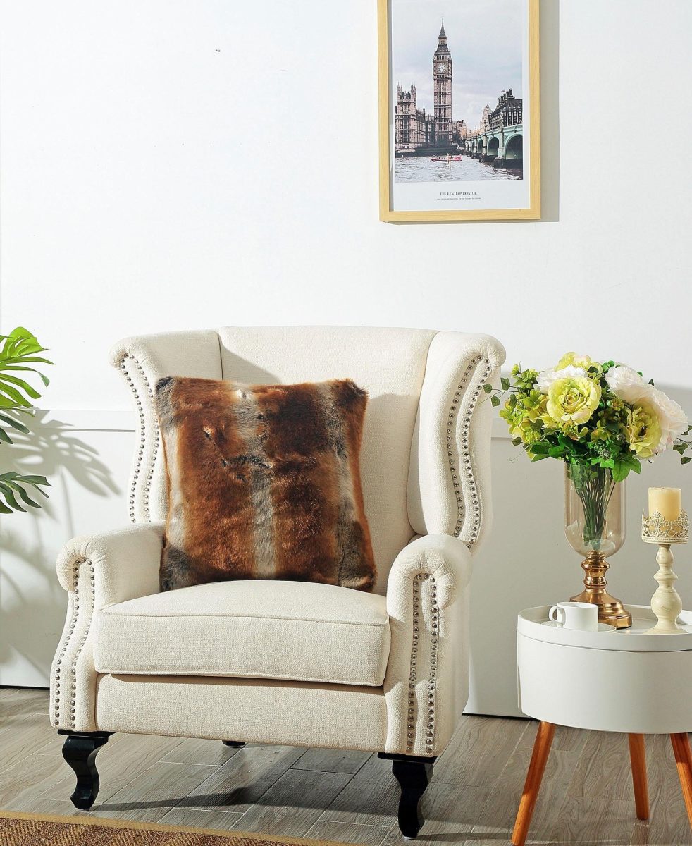 Star Home Textil Sierkussen Zobel van bijzonder zacht imitatiebont (1 stuk)