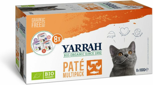 Yarrah Bio Multipack Pate Kat 8 kuipjes