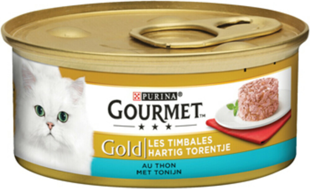 Gourmet Gold Hartig Torentje Tonijn 85 gr