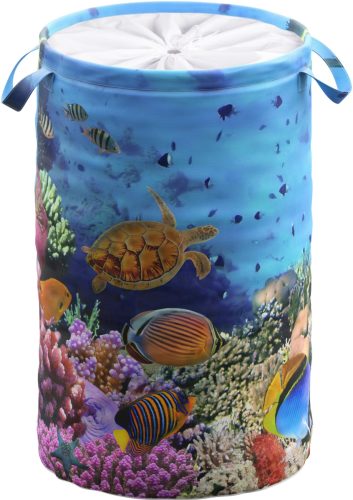 Sanilo Wasmand Ocean 60 liter, opvouwbaar, met bescherming tegen inkijk