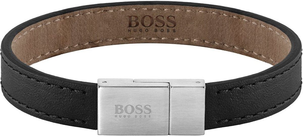 BOSS Armband LEATHER ESSENTIALS, 1580033M, 1580033L
