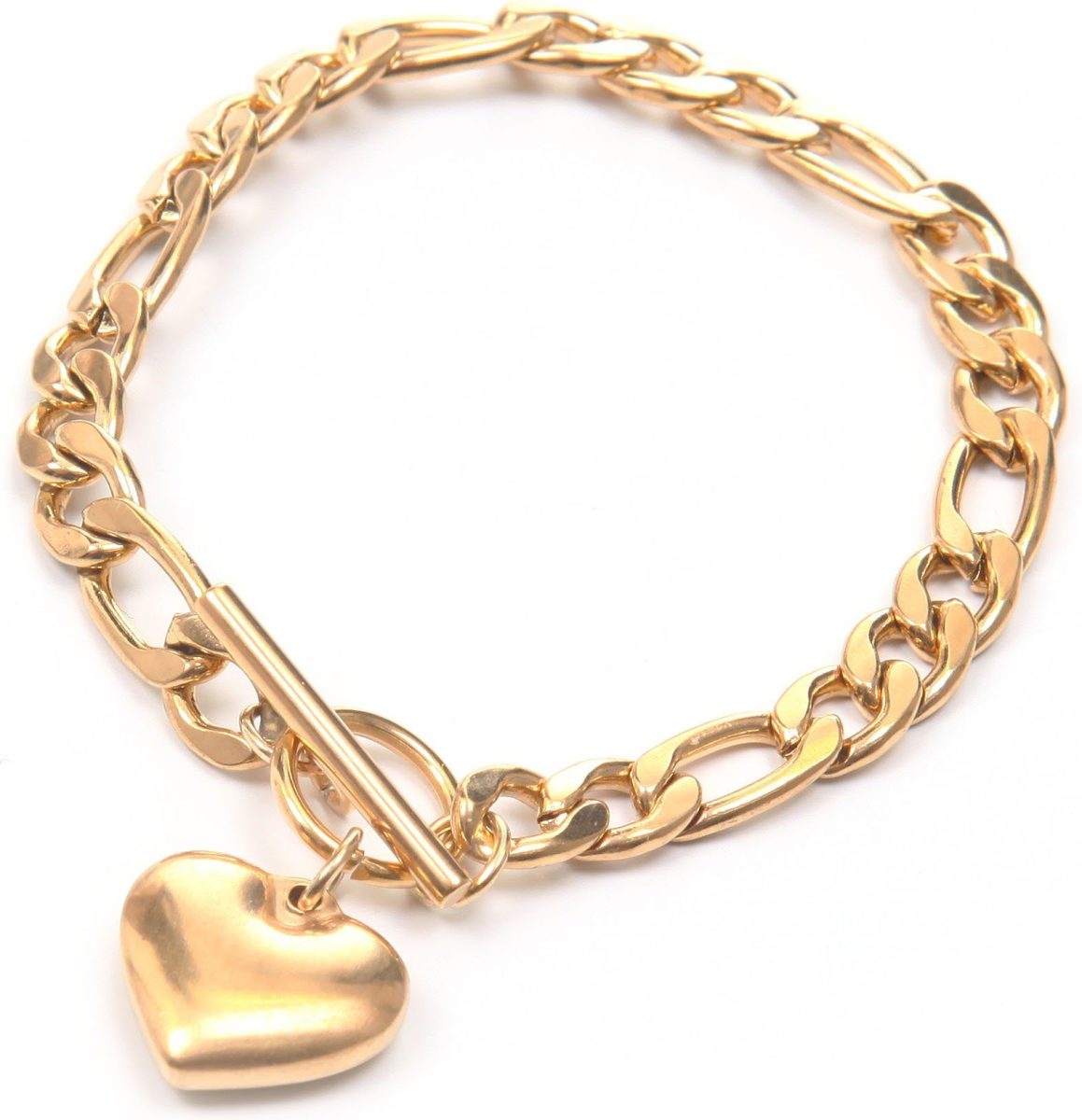 J.Jayz Armband Hart, verguld, lief