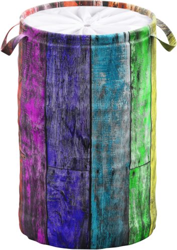 Sanilo Wasmand Rainbow 60 liter, opvouwbaar, met bescherming tegen inkijk