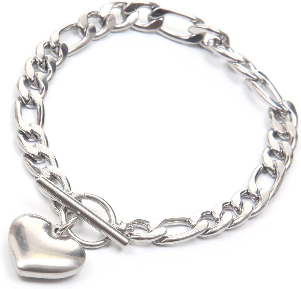 J.Jayz Armband Hart, zoet en liefdevol
