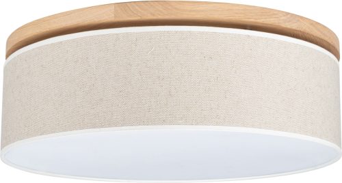 OTTO products Plafondlamp EMMO Hoogwaardige linnen-katoen lampenkap Ø48cm, duurzaam met FSC®-certificaat, geschikt voor LM E27 - exclusief, Made in Europe (1 stuk)