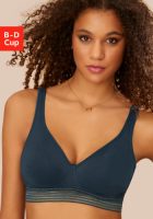 PETITE FLEUR Soft-bh met modieuze band in streep-look