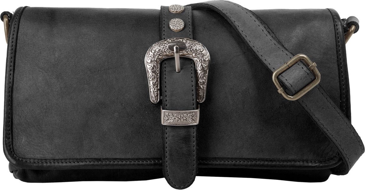 Forty Degrees Schoudertas echt leer, made in italy (1-delig)