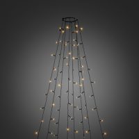 Konstsmide Led-lichtgordijn Led-boomverlichting met ring ø 11, 8 strengen à 30 dioden, met multifunctie, app-aangestuurd (Android & IOS) (1 stuk)