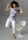Aniston SELECTED Shirt met opzij galons en glinstersteentjes