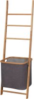 welltime Waszak Bamboe-handdoekenladder met geïntegreerde wasmand
