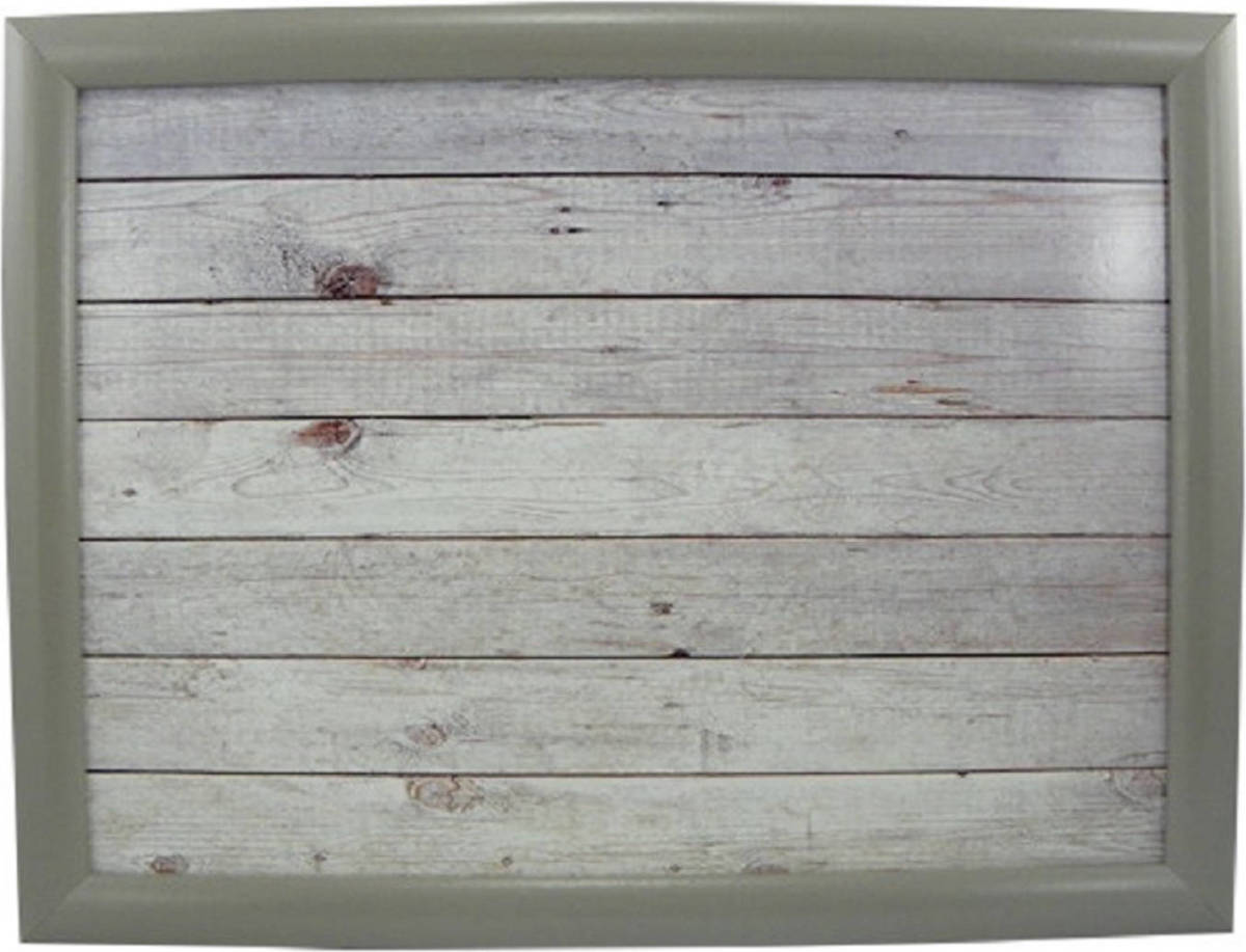 Mars & More Laptray/schoottafel Steigerhout Print 43 X 33 Cm - Dienbladen