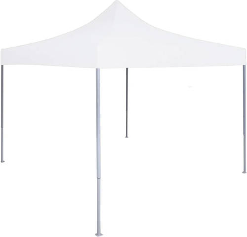 VidaXL Partytent Professioneel Inklapbaar 2x2 M Staal Wit