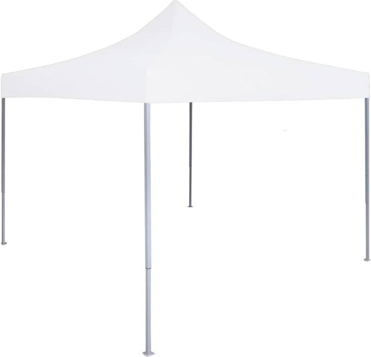 VidaXL Partytent Professioneel Inklapbaar 2x2 M Staal Wit