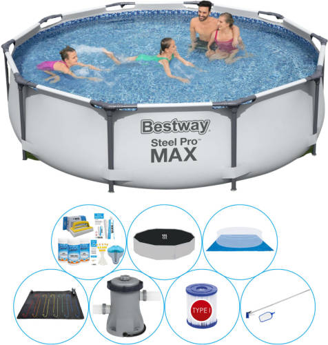 Bestway Steel Pro Max Rond 305x76 Cm - Zwembad Bundel