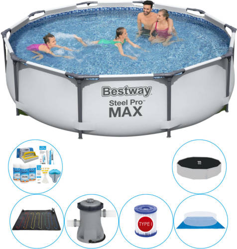 Bestway Steel Pro Max Rond 305x76 Cm - Zwembad Combinatie Deal