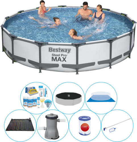 Bestway Steel Pro Max Rond 427x84 Cm - Zwembad Bundel