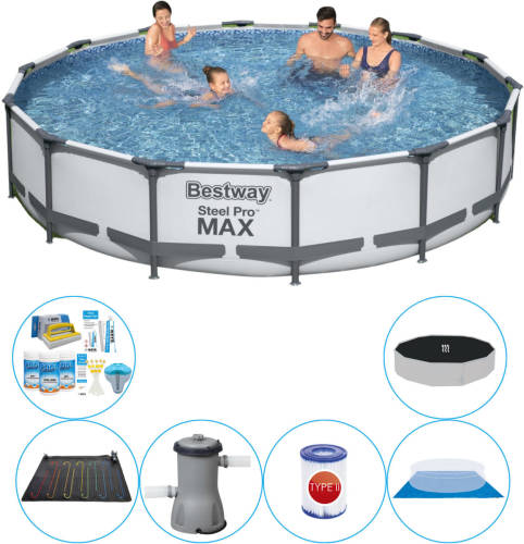 Bestway Steel Pro Max Rond 427x84 Cm - Zwembad Combinatie Deal