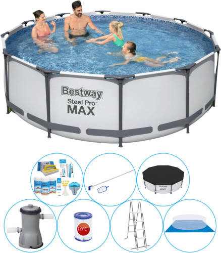 Bestway Steel Pro Max Rond 366x100 Cm - Zwembad Pakket