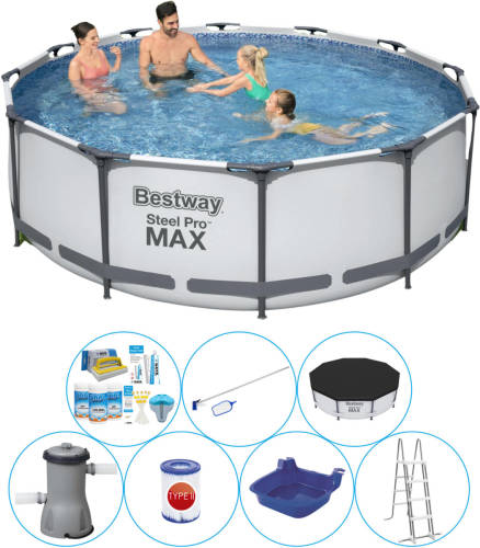 Bestway Steel Pro Max Rond 366x100 Cm - Zwembad Comfort Pakket