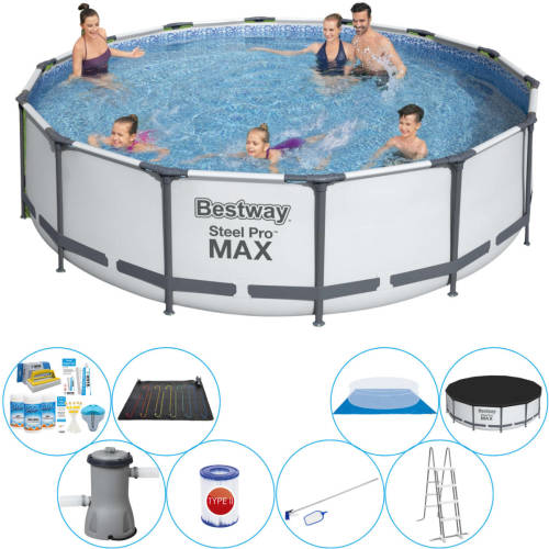 Bestway Steel Pro Max Rond 427x107 Cm - Zwembad Met Accessoires