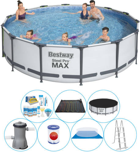 Bestway Steel Pro Max Rond 427x107 Cm - Zwembad Combi Deal