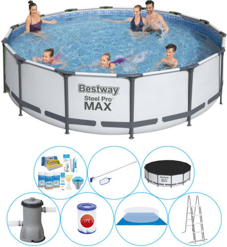 Bestway Steel Pro Max Rond 427x107 Cm - Zwembad Pakket