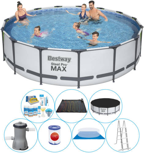 Bestway Steel Pro Max Rond 457x107 Cm - Zwembad Combi Deal