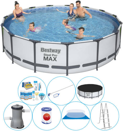 Bestway Steel Pro Max Rond 457x107 Cm - Zwembad Pakket