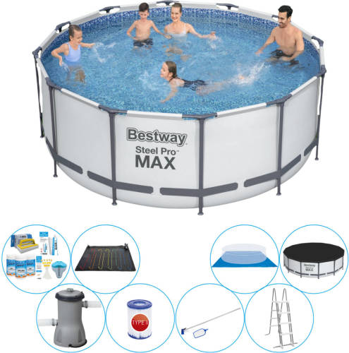 Bestway Steel Pro Max Rond 366x122 Cm - Zwembad Met Accessoires