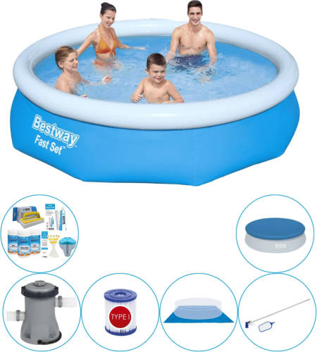 Bestway Fast Set Rond 305x76 Cm - Zwembad Pakket