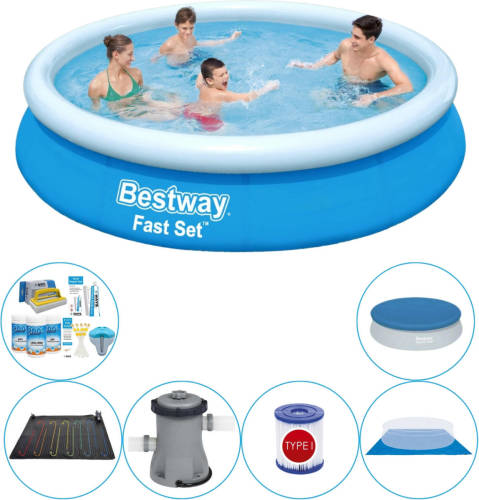 Bestway Fast Set Rond 366x76 Cm - Zwembad Combi Deal