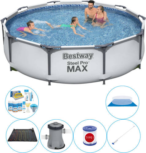 Bestway Steel Pro Max Rond 305x76 Cm - 7-delig - Zwembad Set