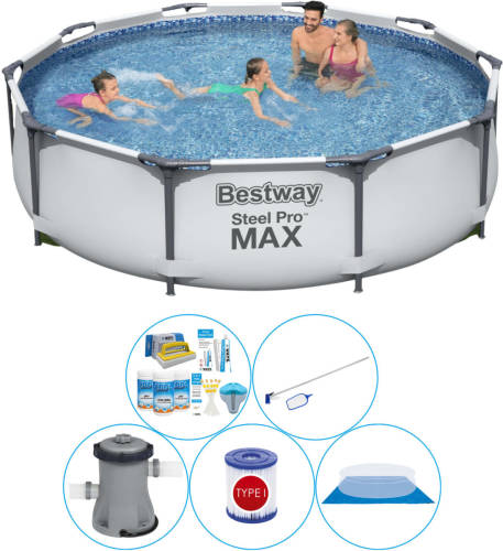 Bestway Steel Pro Max Rond 305x76 Cm - 6-delig - Zwembad Pakket