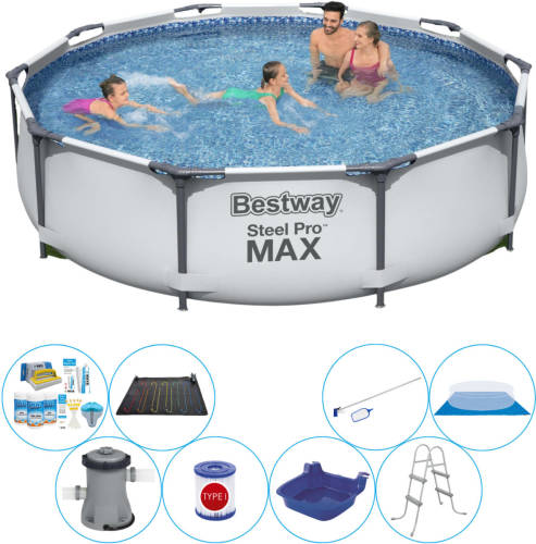 Bestway Steel Pro Max Rond 305x76 Cm - 9-delig - Slimme Zwembad Deal